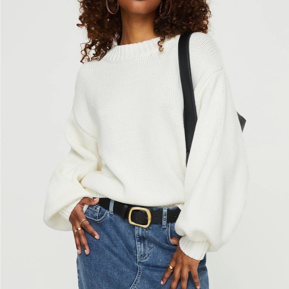 Princess Polly Elegant Cream Sweater